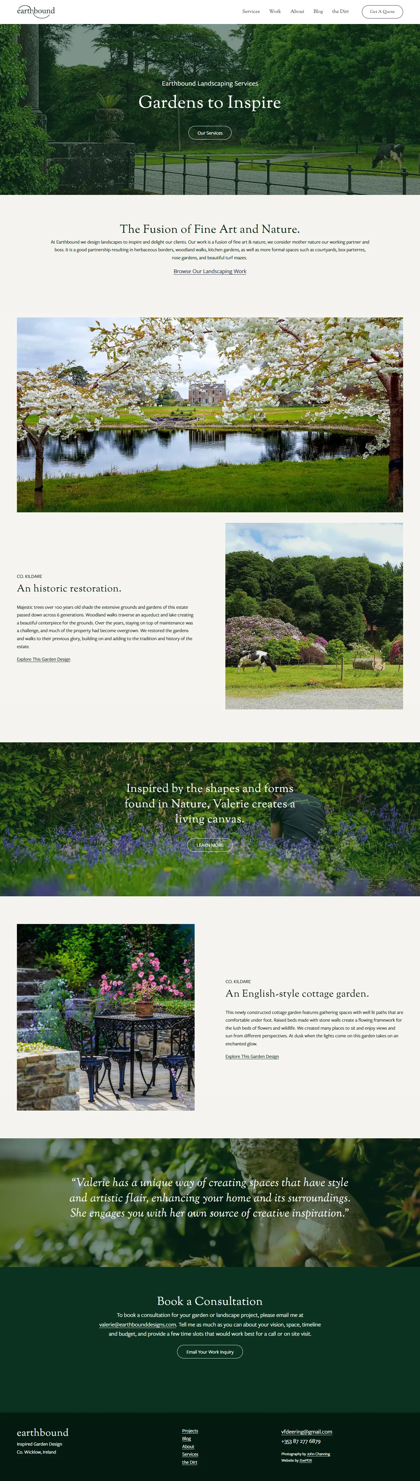 earthbound designs UI design