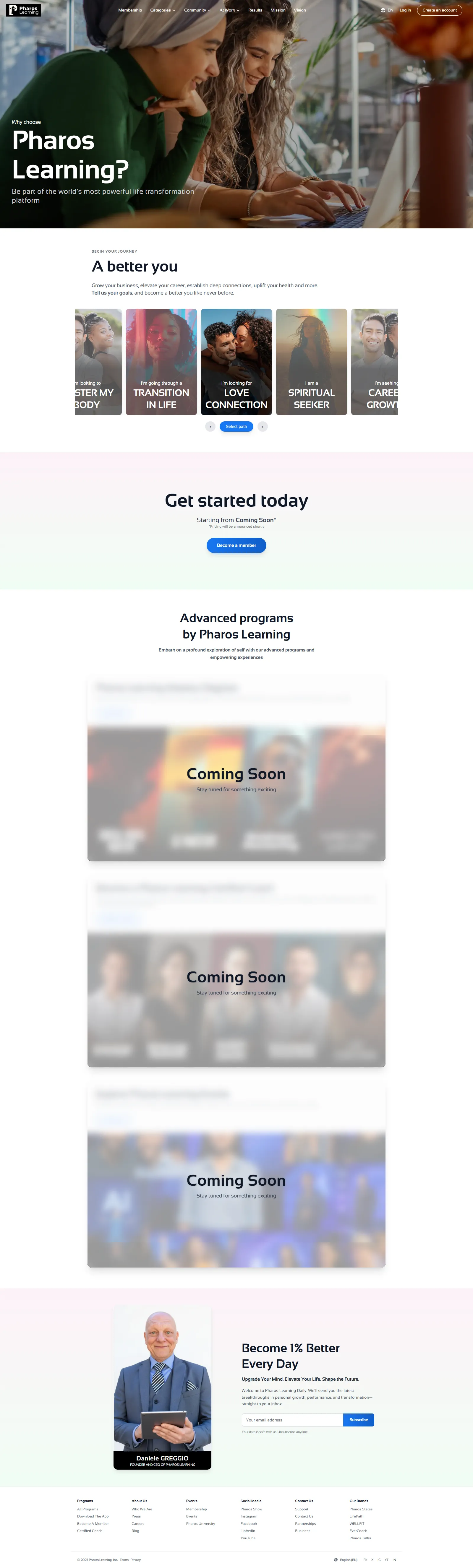 pharos learning ui design
